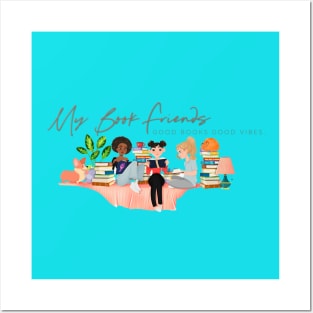 My Book Friends Logo Posters and Art